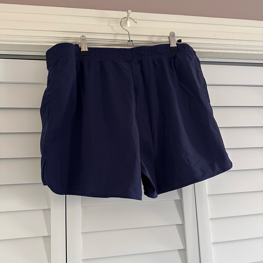 AWRY 4” Inseam Men's Athletic Running Shorts in Navy - Picture 5 of 5